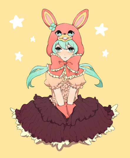 hatsune miku (vocaloid and 1 more) drawn by tochi@nemuritai