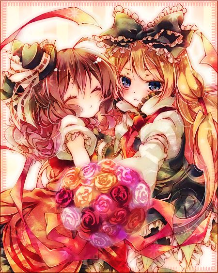 henrietta grimm and rui grimm (zettai meikyuu grimm) drawn by amamiya_kabosu