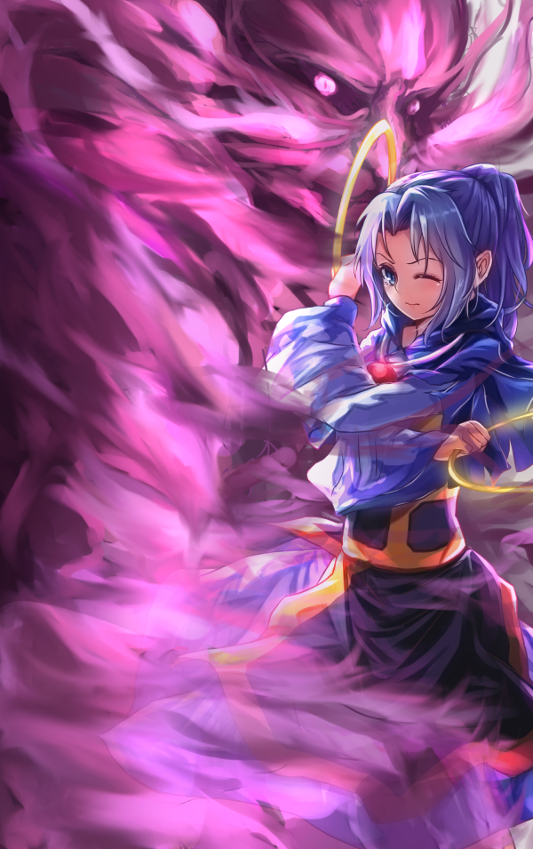 kumoi ichirin and unzan (touhou) drawn by borushichi