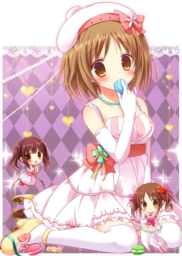 mimura kanako, totoki airi, and ogata chieri (idolmaster and 1 more) drawn by aono_ribbon