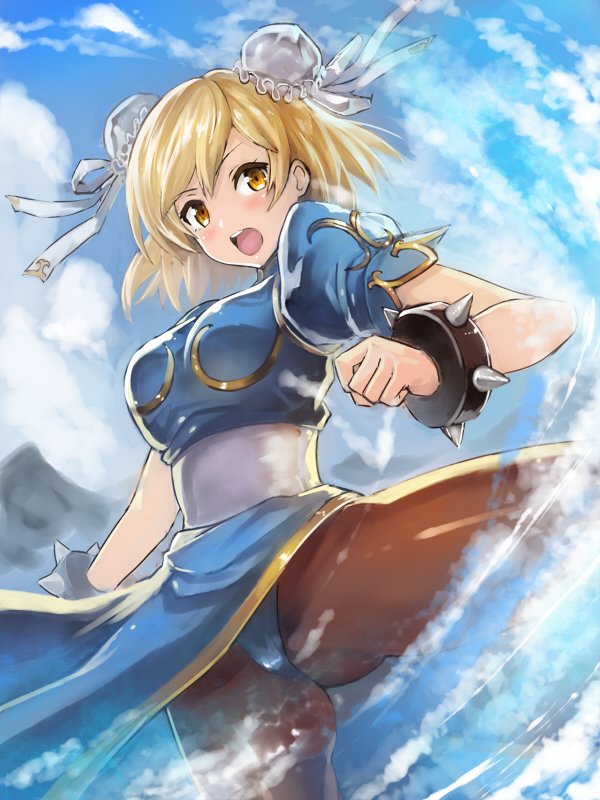 chun-li and djeeta (granblue fantasy and 1 more) drawn by edobox