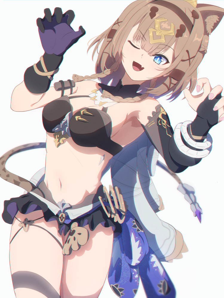 pardofelis (honkai and 1 more) drawn by fopasu