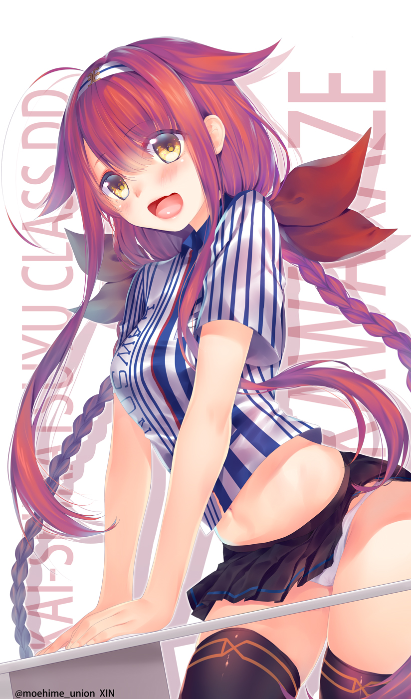 kawakaze and kawakaze kai ni (kantai collection and 1 more) drawn by obiwan