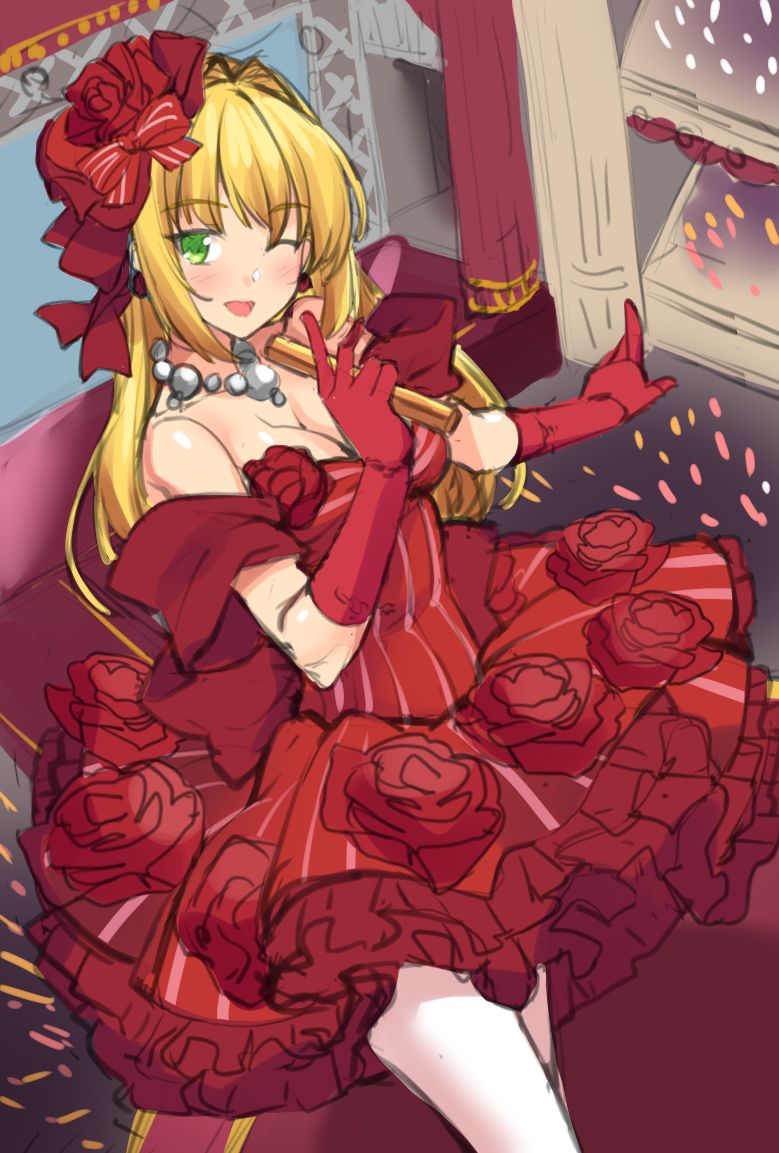 nero claudius (fate and 2 more) drawn by shirokuma_a