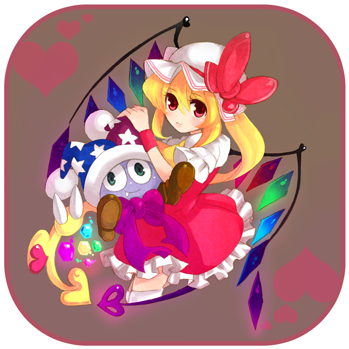 flandre scarlet and marx (touhou and 1 more) drawn by meso_(makichu)