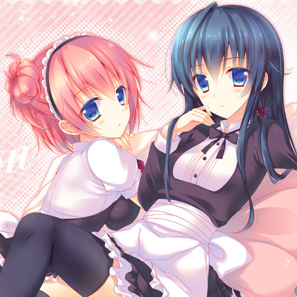 yukinoshita yukino and yuigahama yui (yahari ore no seishun lovecome wa machigatteiru.) drawn by mitsuki_tsumi