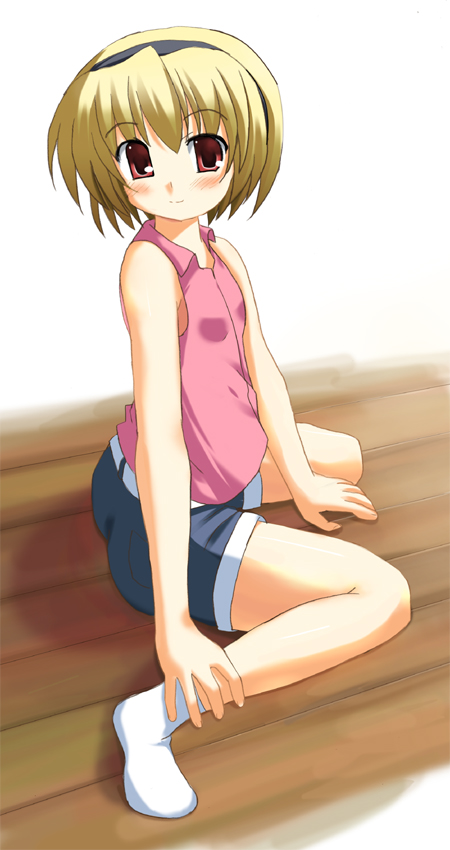 houjou satoko (higurashi no naku koro ni) drawn by odayan
