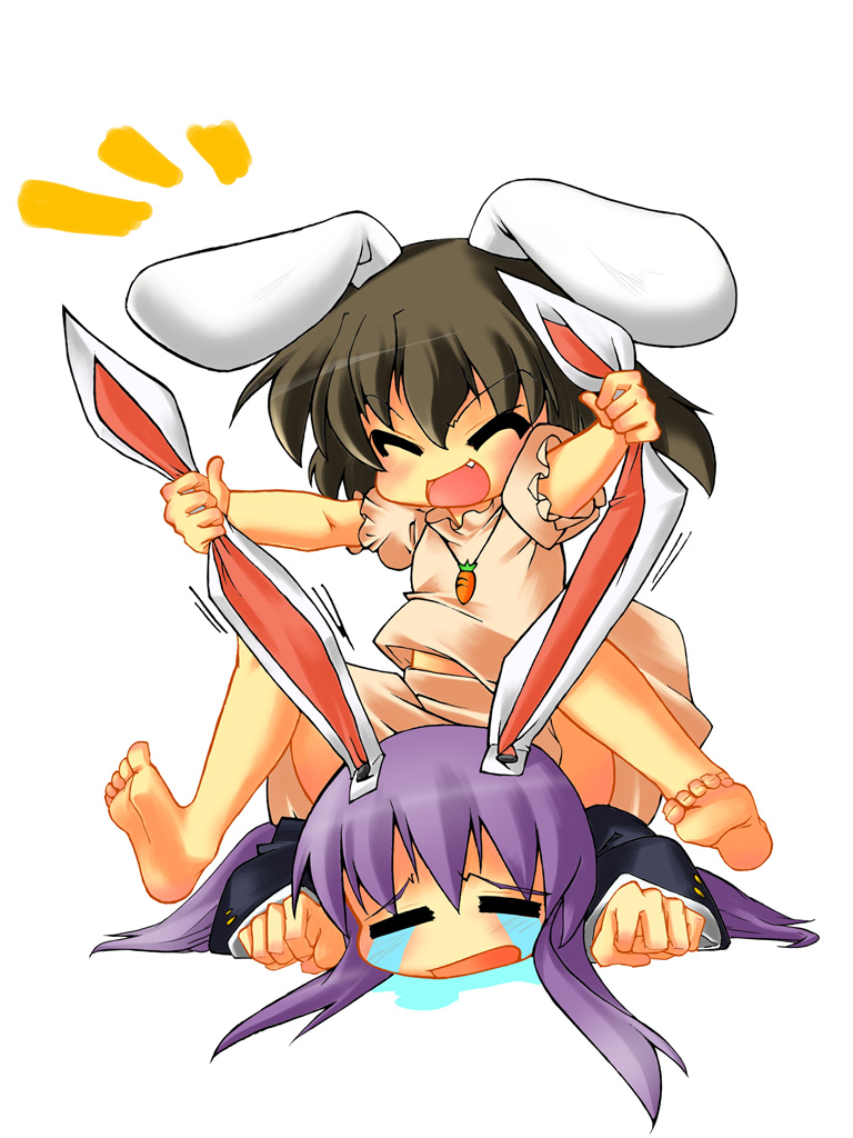 reisen udongein inaba and inaba tewi (touhou) drawn by kokka_han