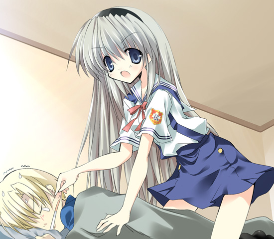 sakagami tomoyo and sunohara youhei (clannad) drawn by paco