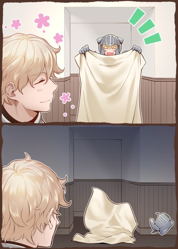 gawain and gareth (fate and 2 more) drawn by nekotawawa