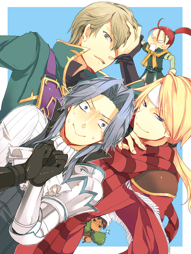 innes, shinon, virion, jeorge, and jamke (fire emblem and 4 more) drawn by midori126