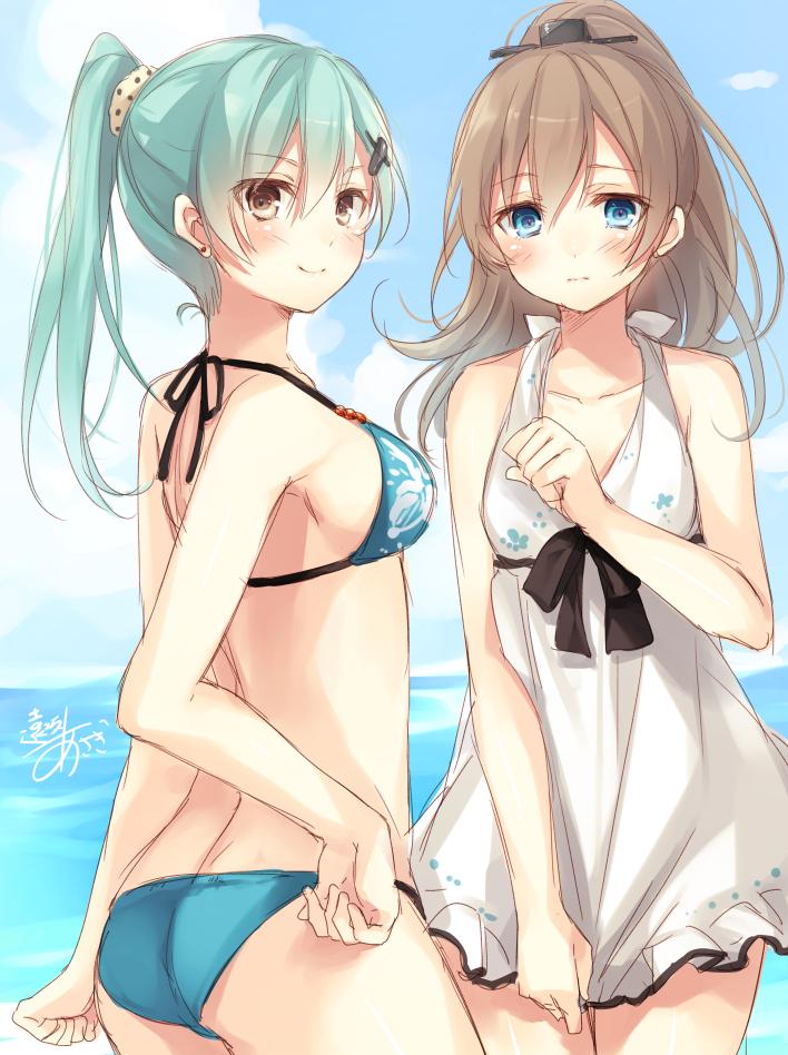suzuya and kumano (kantai collection) drawn by toosaka_asagi