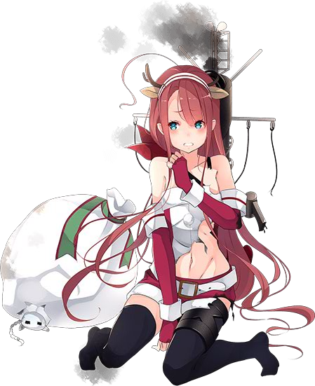 kawakaze and the umikaze-like creature (kantai collection) drawn by kujou_ichiso
