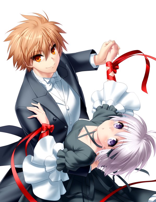 tennouji kotarou and kagari (rewrite) drawn by zen_(kamuro)