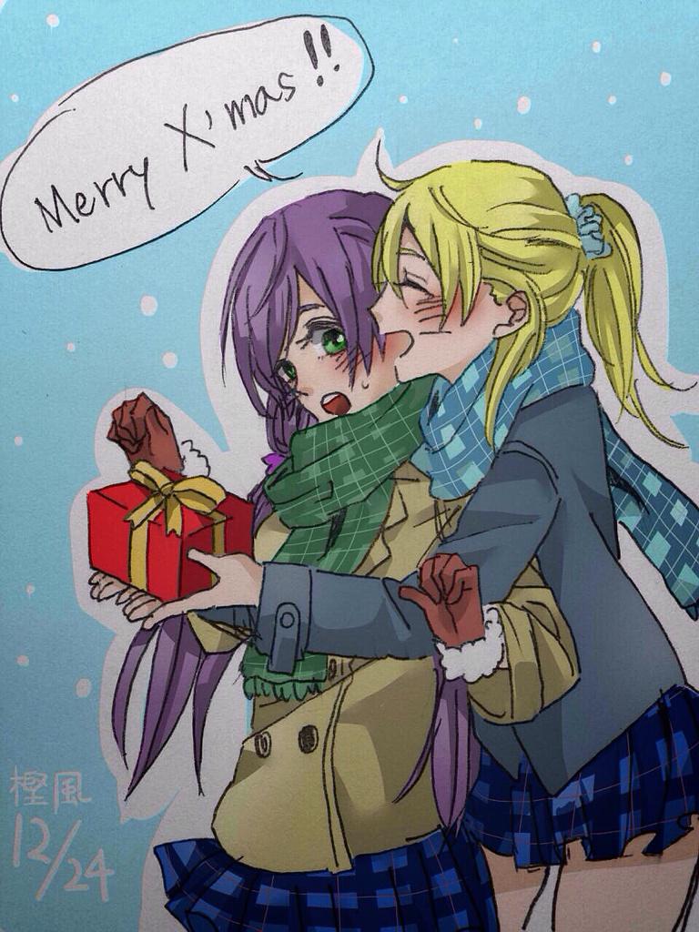 tojo nozomi and ayase eli (love live! and 1 more) drawn by kashikaze