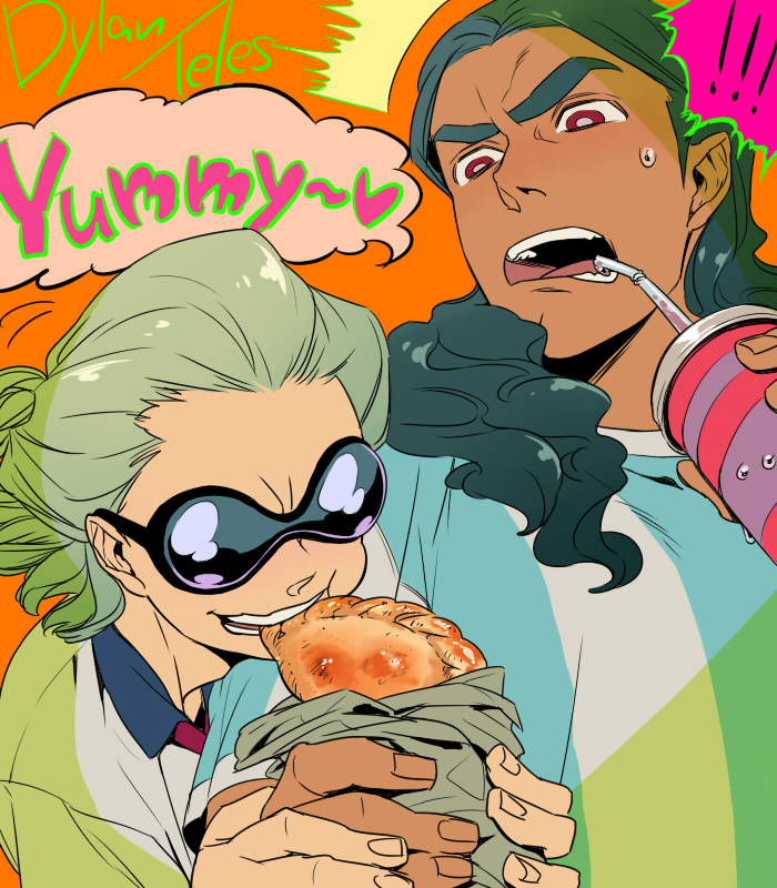 dylan keith and teres tolue (inazuma eleven) drawn by tei03