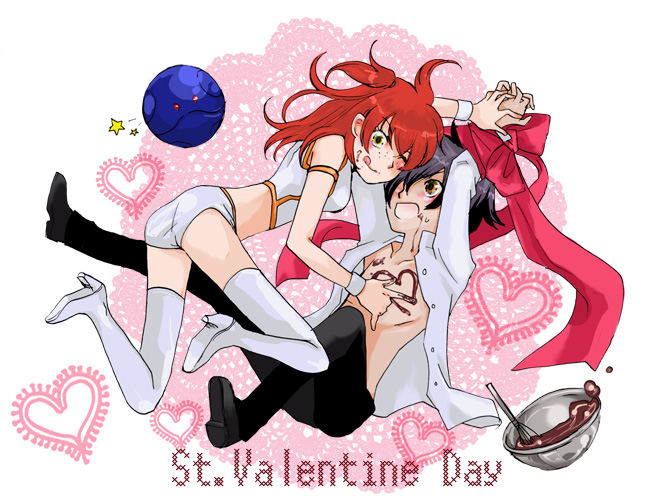 haro, setsuna f. seiei, nena trinity, and bad haro (gundam and 1 more)