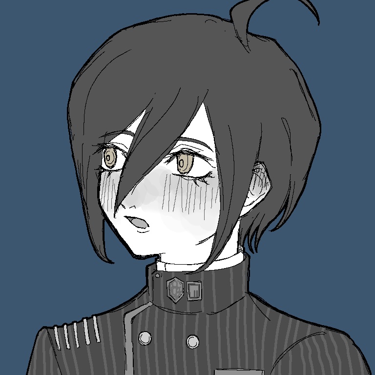 saihara shuichi (danganronpa and 1 more) drawn by honosukenosuke