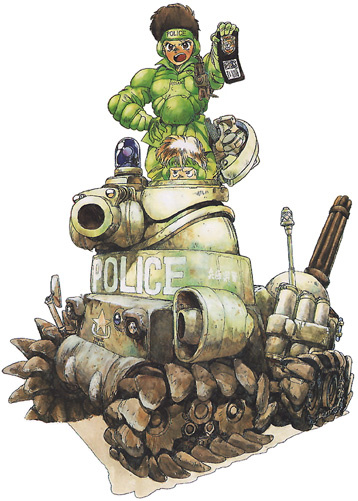 leona ozaki and al'cu ad solte (dominion) drawn by shirow_masamune