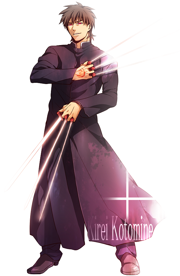 kotomine kirei (fate and 1 more) drawn by zihad