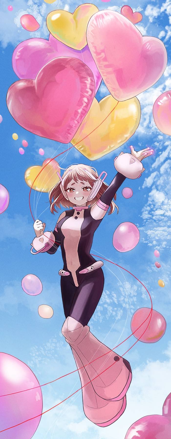 uraraka ochaco (boku no hero academia) drawn by mince_cutlet_bastard