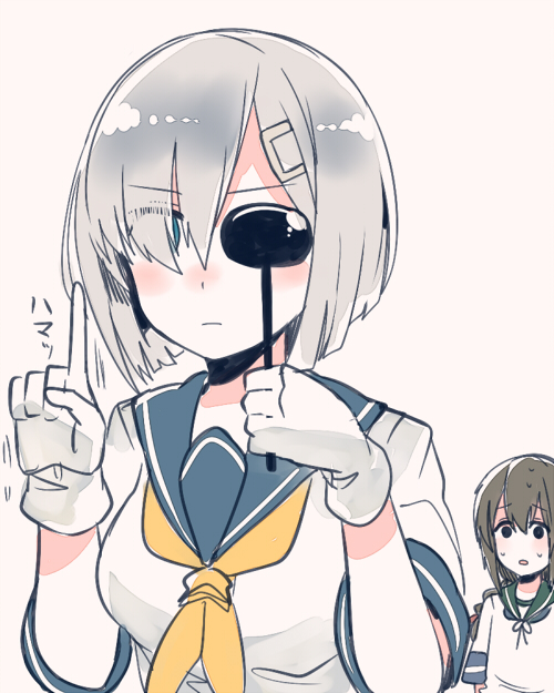 hamakaze and isonami (kantai collection) drawn by itomugi-kun