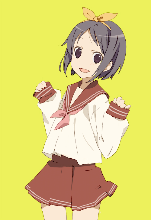 hiiragi tsukasa (lucky star) drawn by mmlu_(honwa_karesu)
