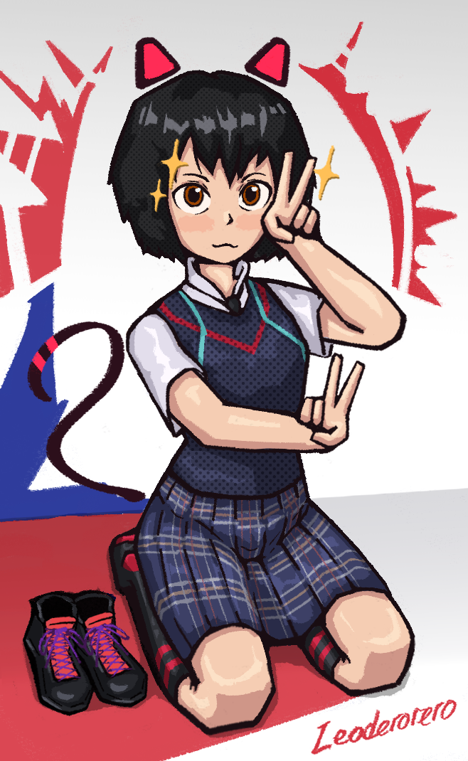 peni parker (marvel and 3 more) drawn by leoderorero