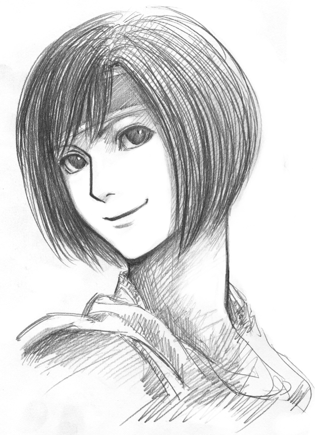 yuffie kisaragi (final fantasy and 1 more) drawn by morokosi