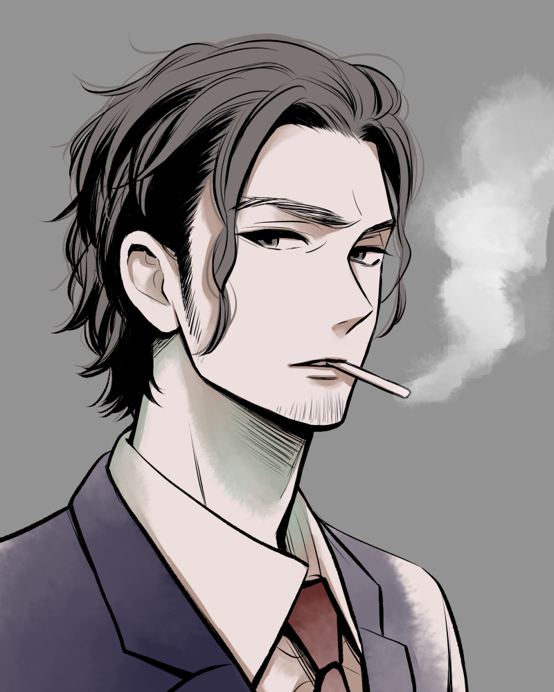 matoba kei (cop craft: dragnet mirage reloaded) drawn by machimura_nirusu