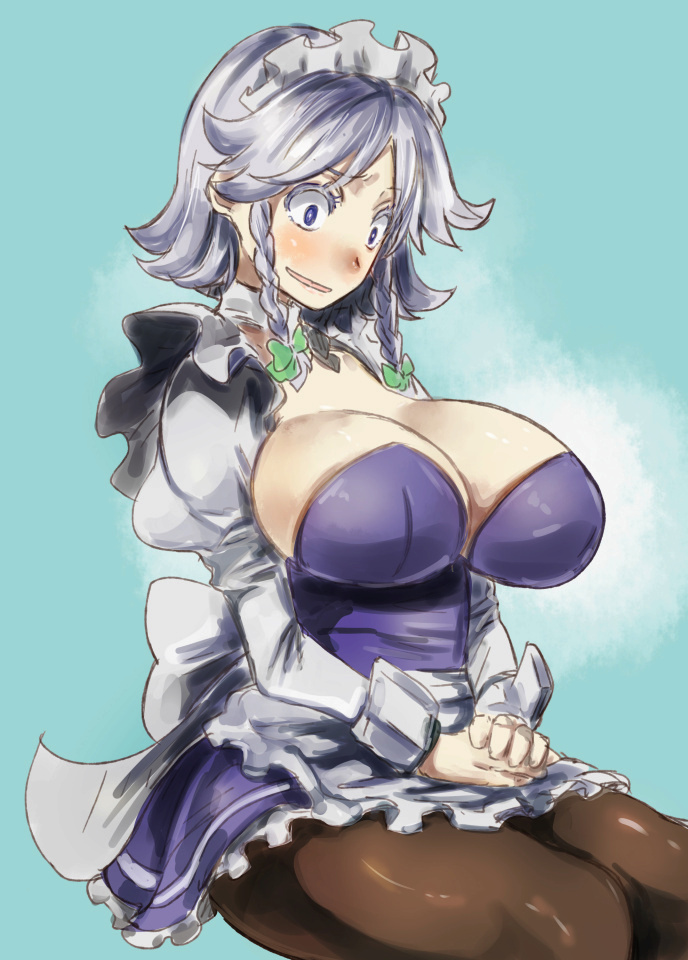 izayoi sakuya (touhou) drawn by yohane