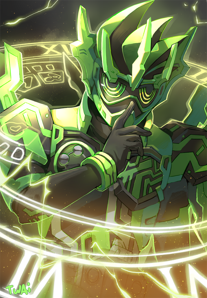 kamen rider cronus (kamen rider and 1 more) drawn by twai