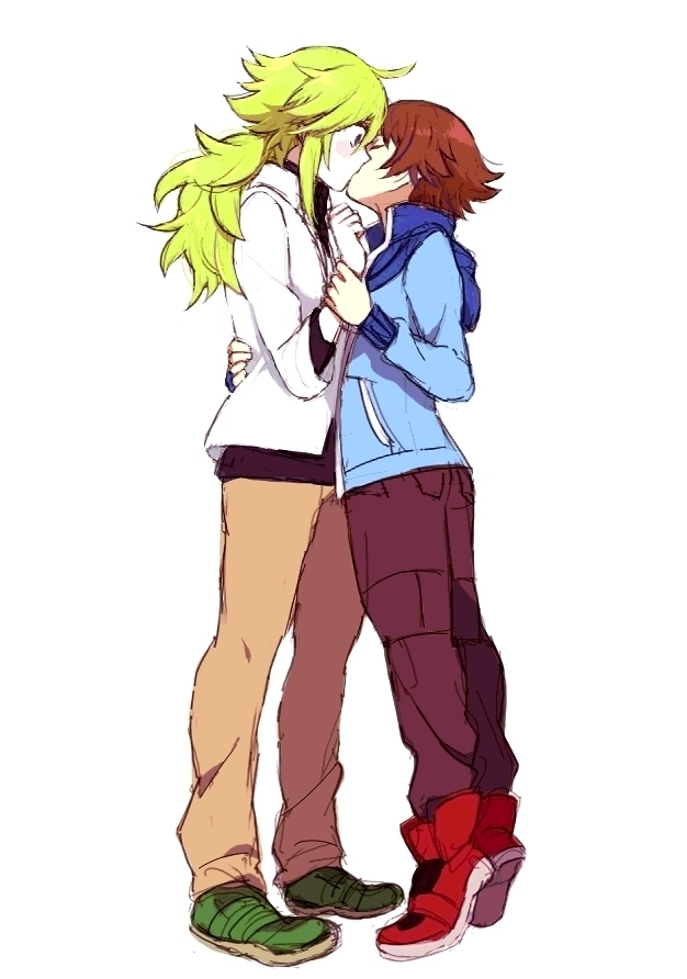 hilbert and n (pokemon and 1 more) drawn by hirosuke_(psychexx)