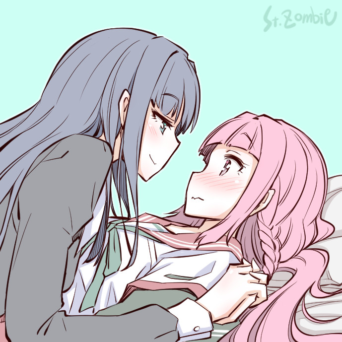tamaki iroha and nanami yachiyo (mahou shoujo madoka magica and 1 more) drawn by studiozombie