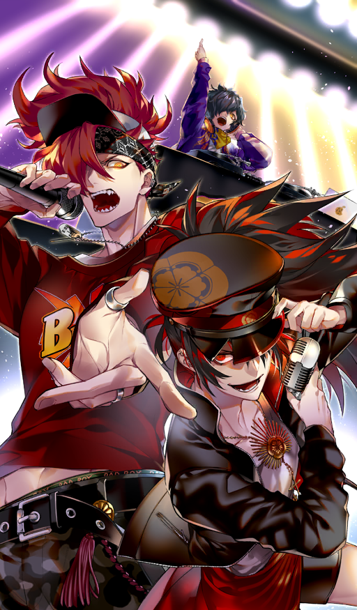 oda nobunaga, okada izou, mori nagayoshi, and oda kippoushi (fate and 1 more) drawn by uehara_hachi