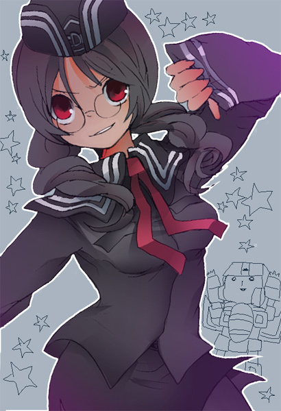 starscream and hitotonari atari (transformers and 1 more) drawn by shiyoge