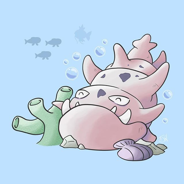 magikarp, wishiwashi, and turban (pokemon and 1 more) drawn by tim-merrily