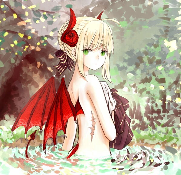 artoria pendragon and saber (fate and 1 more) drawn by kakobulb