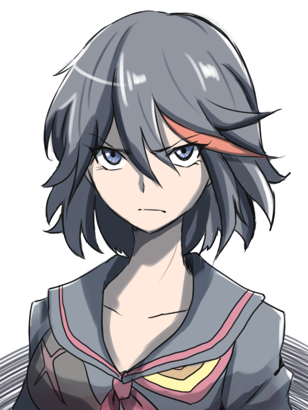 matoi ryuuko and senketsu (kill la kill) drawn by tsukikage_oyama