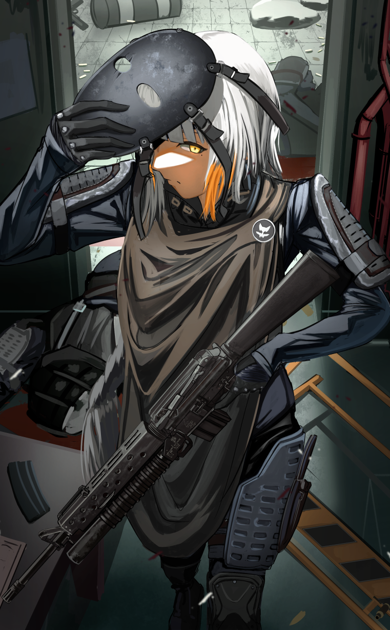 m16a1 (girls' frontline and 1 more) drawn by replikia