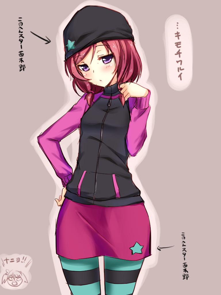 nishikino maki (love live! and 1 more) drawn by yu-ta