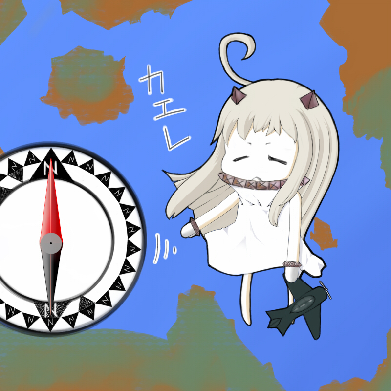 northern ocean princess and rashinban musume (kantai collection) drawn by neru_o