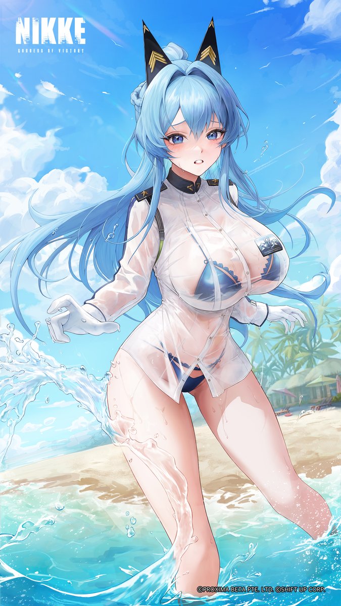 helm (goddess of victory: nikke) drawn by dora_(garyeong)