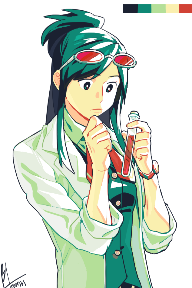 ema skye (ace attorney and 1 more) drawn by miz_(bannako)
