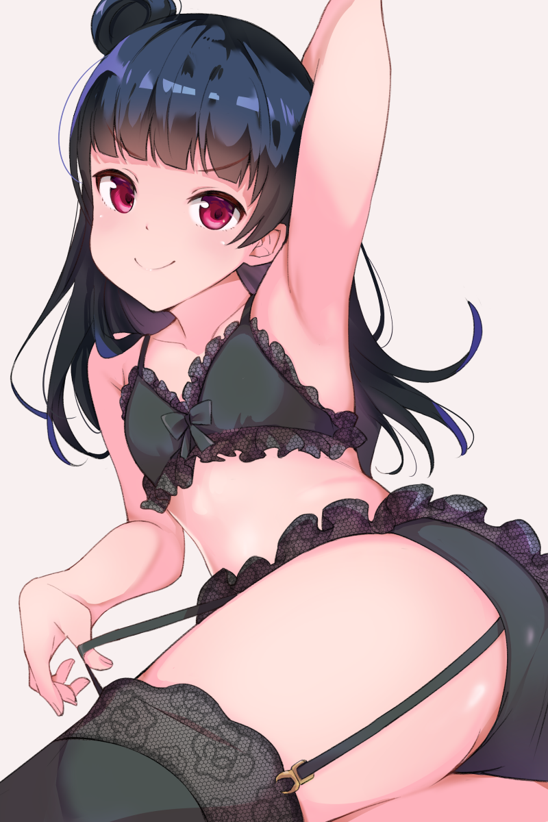 tsushima yoshiko (love live! and 1 more) drawn by hiroki_(yyqw7151)