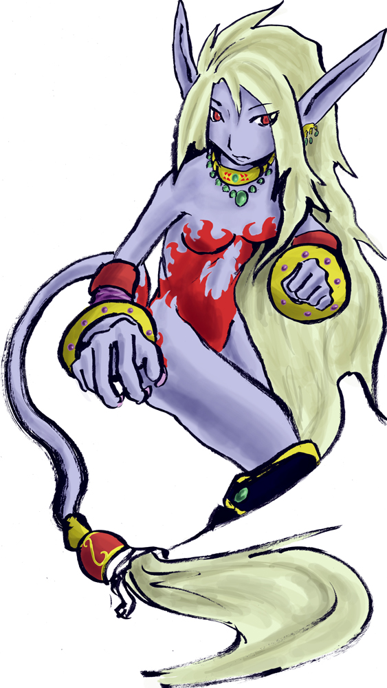 katt (breath of fire and 1 more) drawn by wasaburou