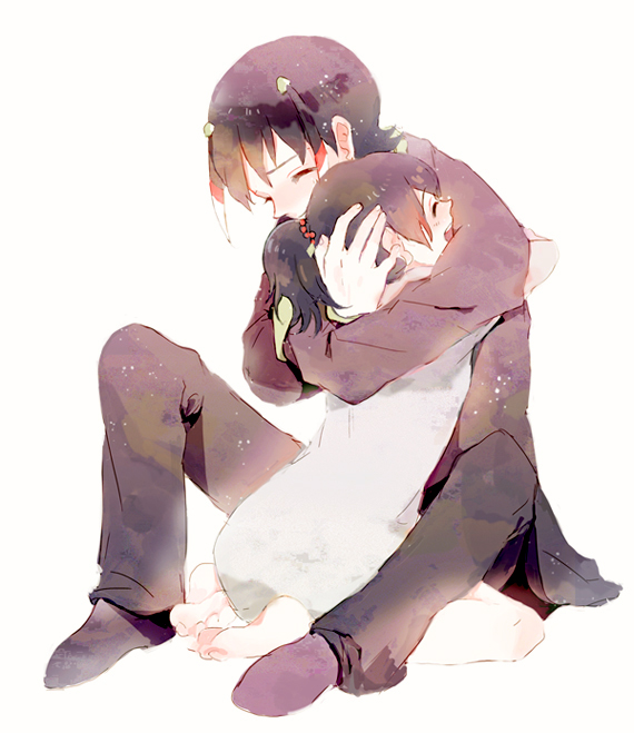shuu and shuu's sister (inazuma eleven and 1 more) drawn by gomosawa