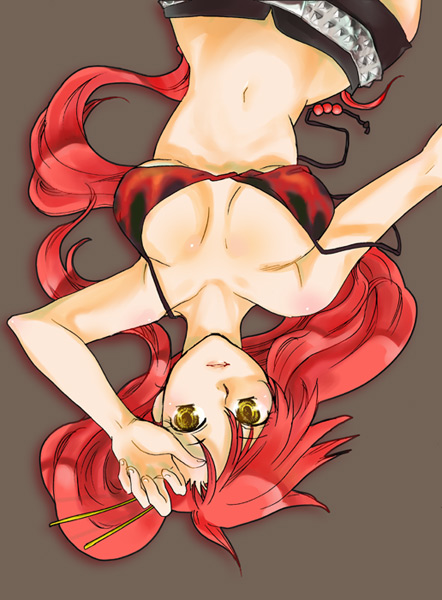 yoko littner (tengen toppa gurren lagann) drawn by hoshino_hitsuki