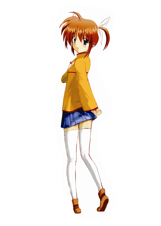takamachi nanoha and raising heart (lyrical nanoha and 1 more) drawn by kohinore