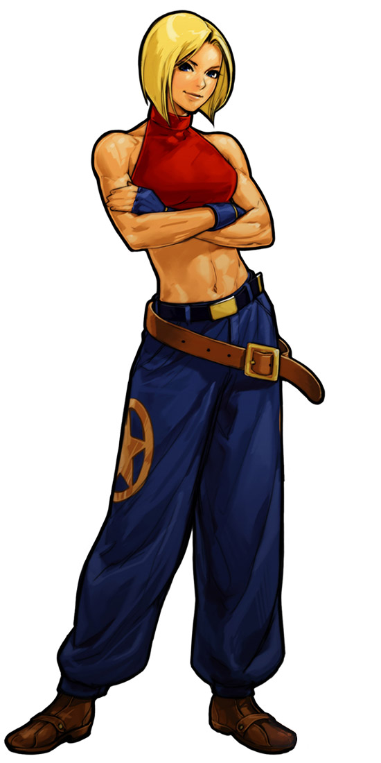 blue mary (the king of fighters and 2 more) drawn by hiroaki_(kof)